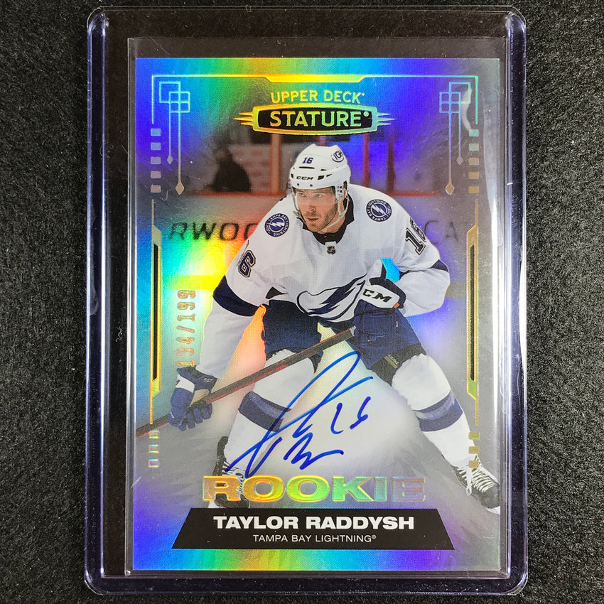 2021-22 Stature Nhl Taylor Raddysh Base Rookie Autographs Silver Auto 134/199