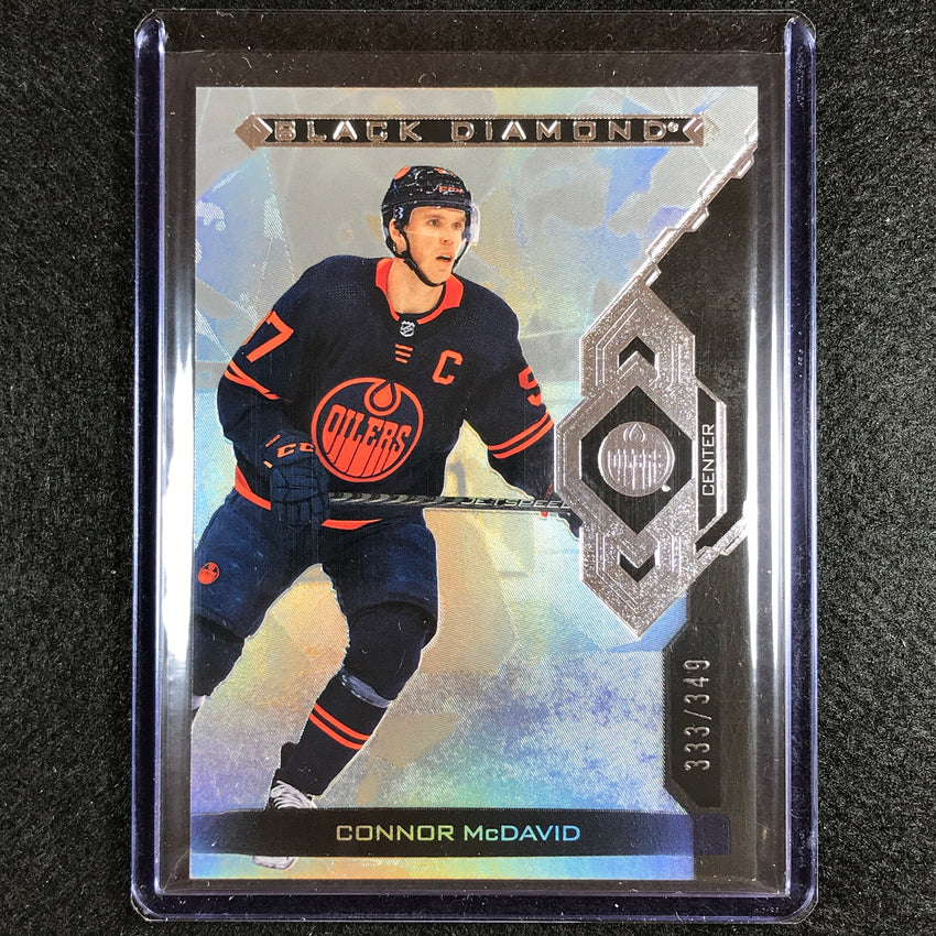 2022-23 Black Diamond Nhl Connor Mcdavid Base Silver 333/349