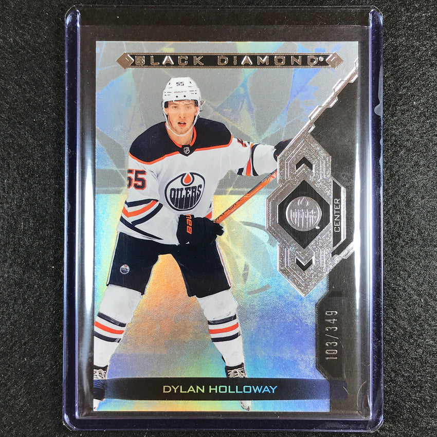 2022-23 Black Diamond Nhl Dylan Holloway Rookie Base Silver 103/349