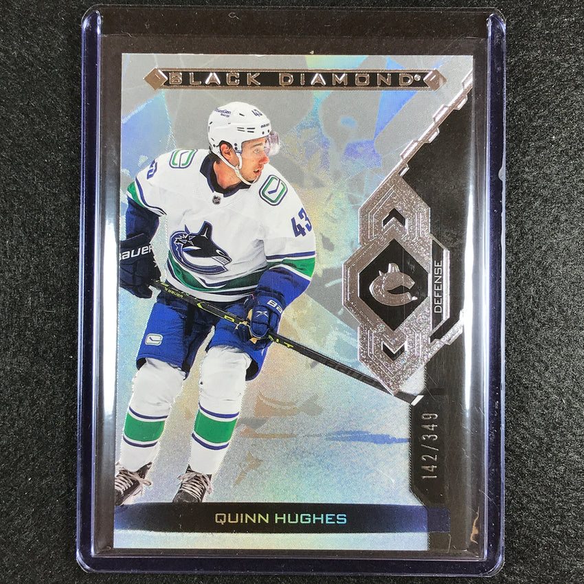 2022-23 Black Diamond Nhl Quinn Hughes Base Silver 142/349