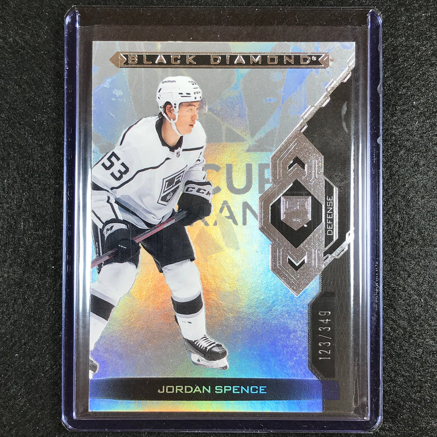 2022-23 Black Diamond Nhl Jordan Spence Rookie Base Silver 123/349