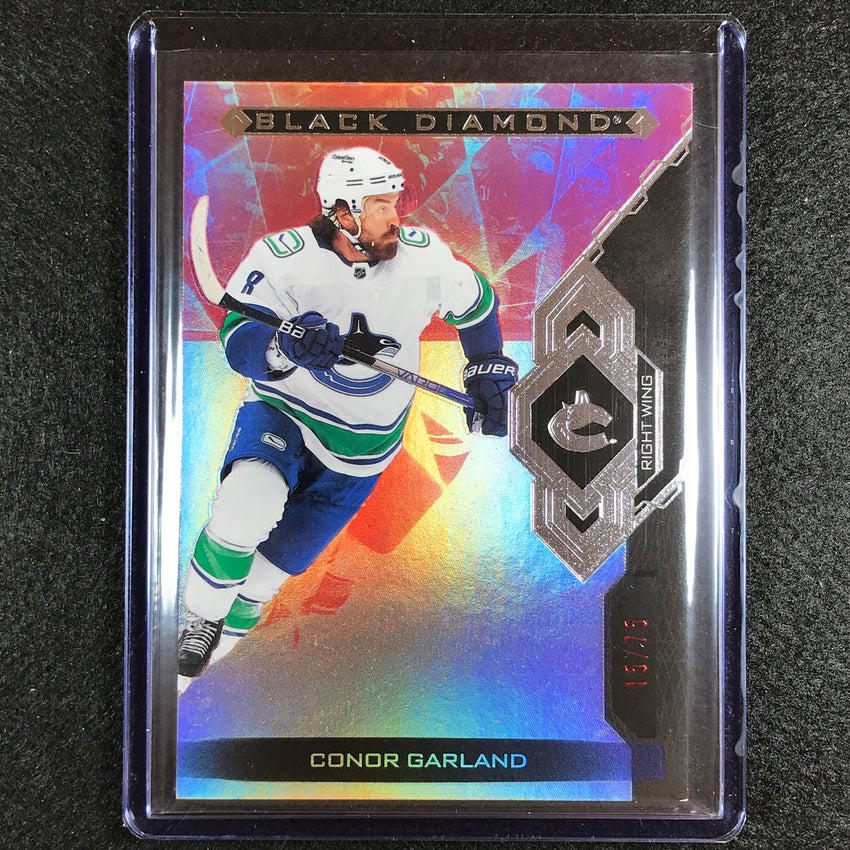 2022-23 Black Diamond Nhl Conor Garland Base Red 15/75