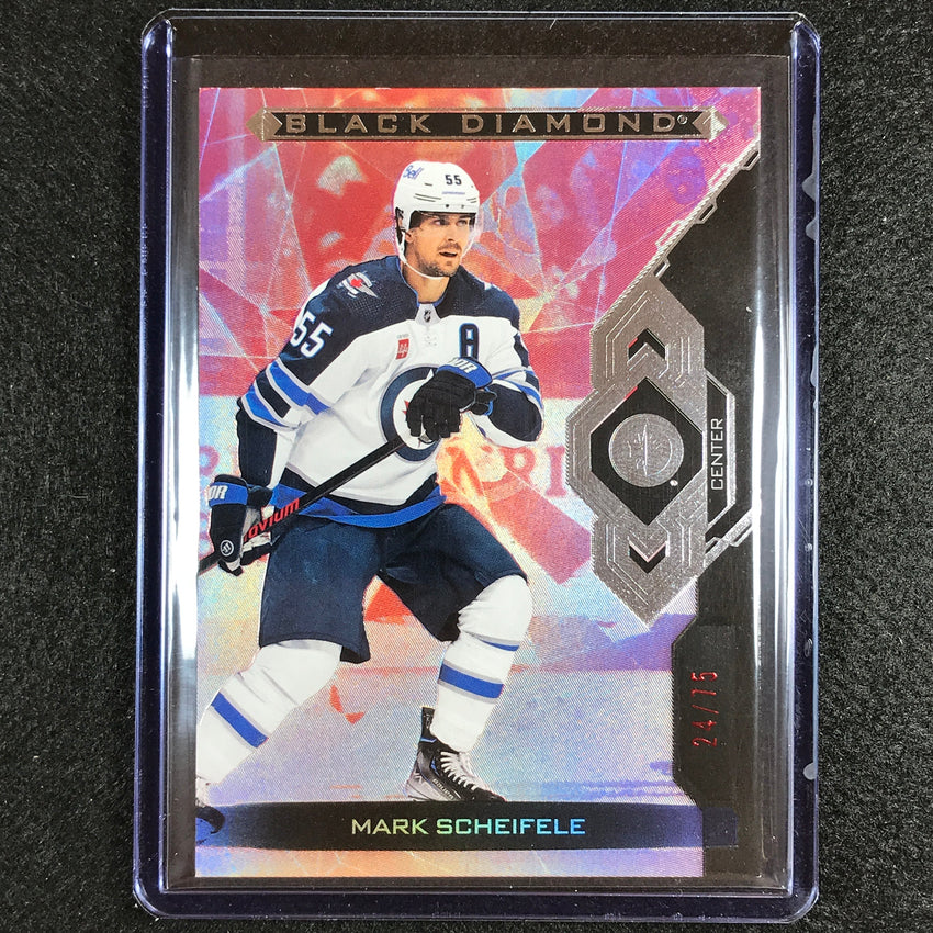 2022-23 Black Diamond Nhl Mark Scheifele Base Red 24/75