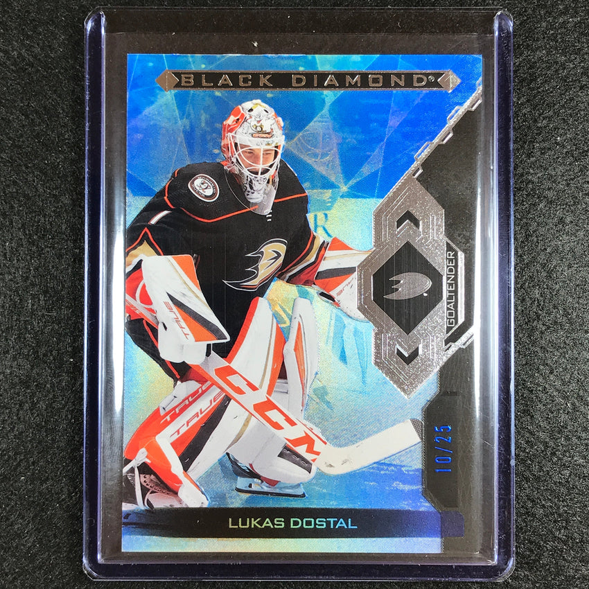 2022-23 Black Diamond Nhl Lukas Dostal Rookie Base Blue 10/25