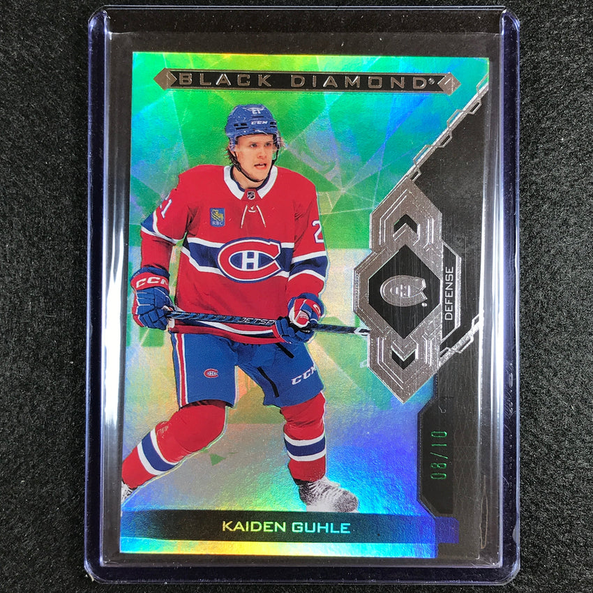 2022-23 Black Diamond Nhl Kaiden Guhle Rookie Base Green 8/10