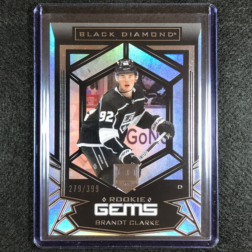 2022-23 Black Diamond Nhl Brandt Clarke Base Rookie Gems 279/399