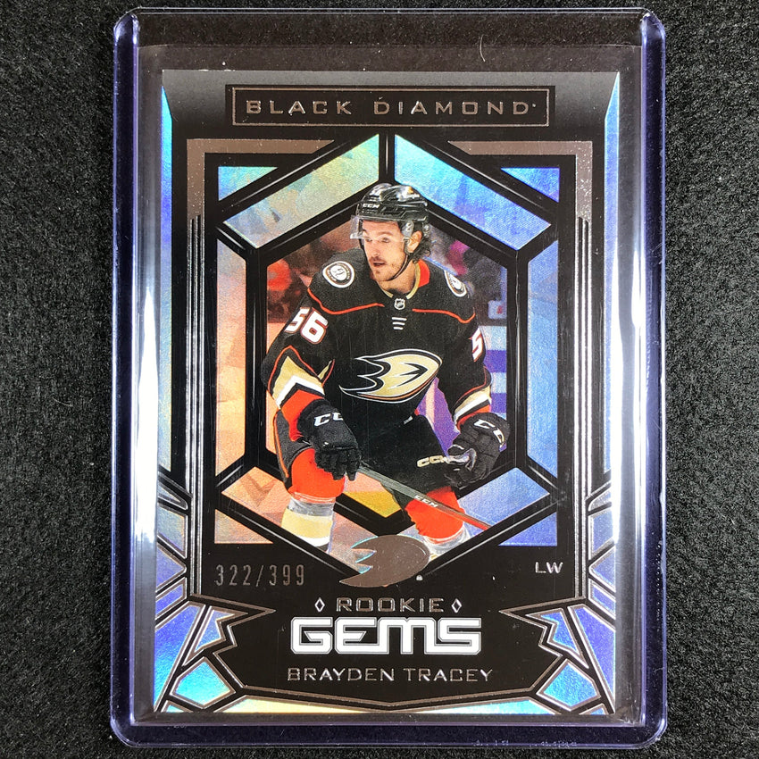 2022-23 Black Diamond Nhl Brayden Tracey Base Rookie Gems 322/399