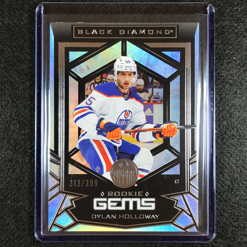 2022-23 Black Diamond Nhl Dylan Holloway Base Rookie Gems 313/399