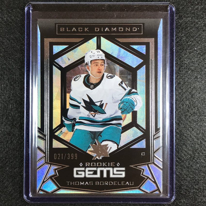 2022-23 Black Diamond Nhl Thomas Bordeleau Base Rookie Gems 21/399