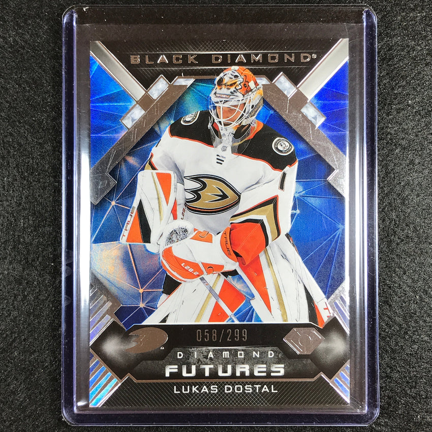 2022-23 Black Diamond Nhl Lukas Dostal Base Rookie Diamond Futures 58/299