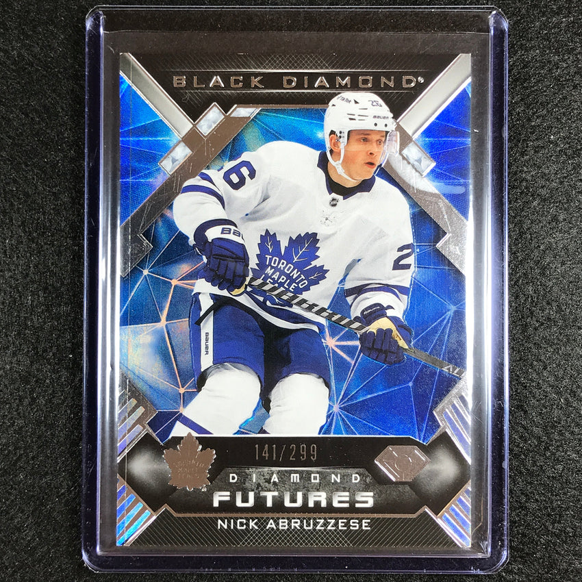 2022-23 Black Diamond Nhl Nick Abruzzese Base Rookie Diamond Futures 141/299