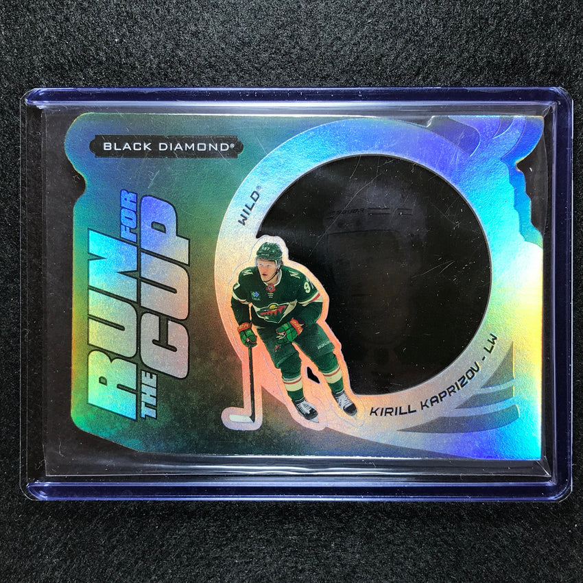 2022-23 Black Diamond Nhl Kirill Kaprizov Run For The Cup Die-cut Sp 48/99