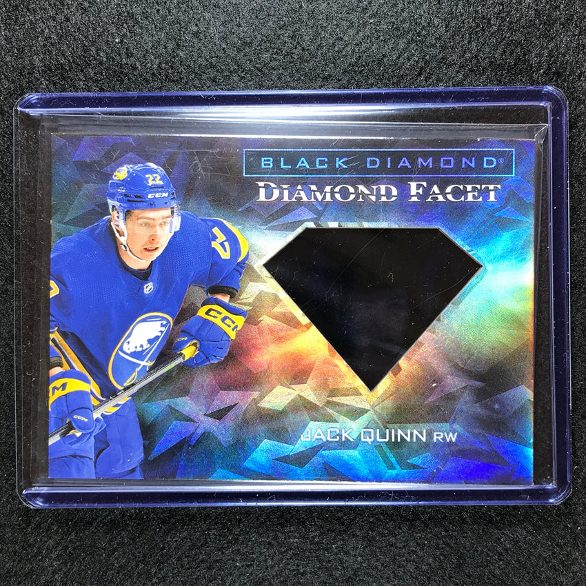 2022-23 Black Diamond Nhl Jack Quinn Diamond Facet Rookie Sp No Jq