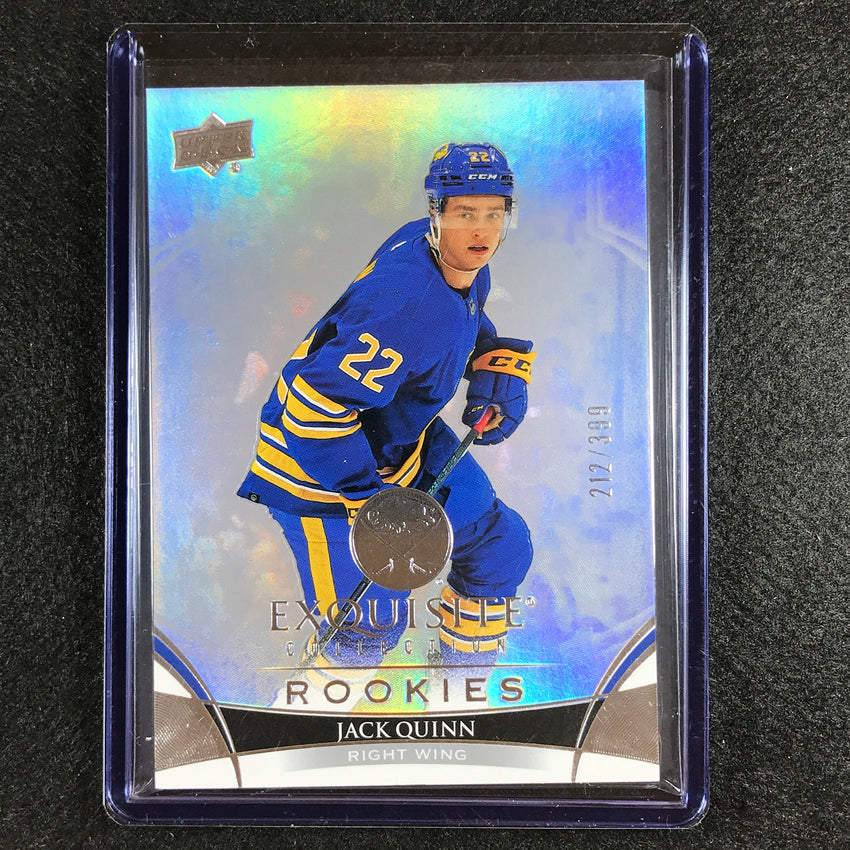 2022-23 Black Diamond Nhl Jack Quinn Exquisite Collection Rookie 212/399