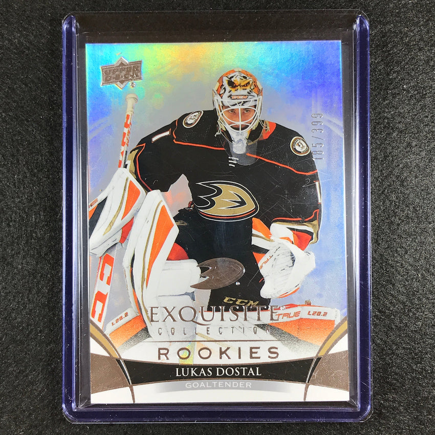 2022-23 Black Diamond Nhl Lukas Dostal Exquisite Collection Rookie 185/399