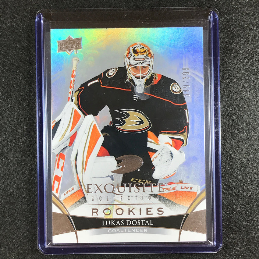 2022-23 Black Diamond Nhl Lukas Dostal Exquisite Collection Rookie 349/399