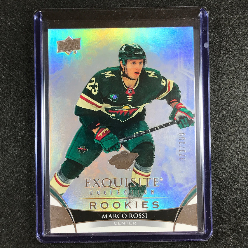 2022-23 Black Diamond Nhl Marco Rossi Exquisite Collection Rookie 373/399