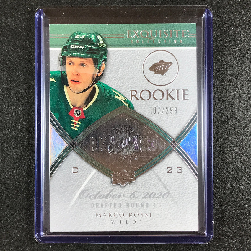 2022-23 Black Diamond Nhl Marco Rossi Exquisite 2008-09 Retro Rookie 107/299