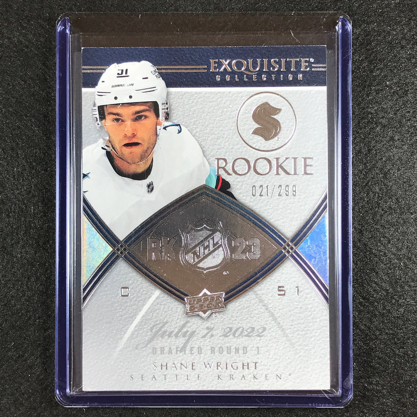 2022-23 Black Diamond Nhl Shane Wright Exquisite 2008-09 Retro Rookie 21/299