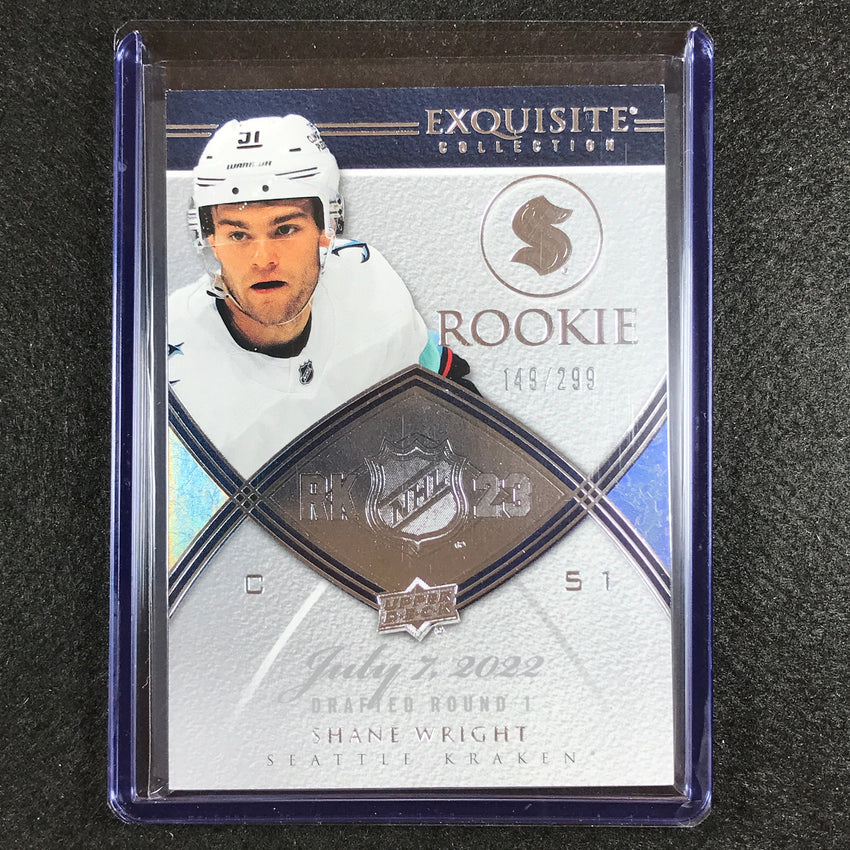 2022-23 Black Diamond Nhl Shane Wright Exquisite 2008-09 Retro Rookie 149/299