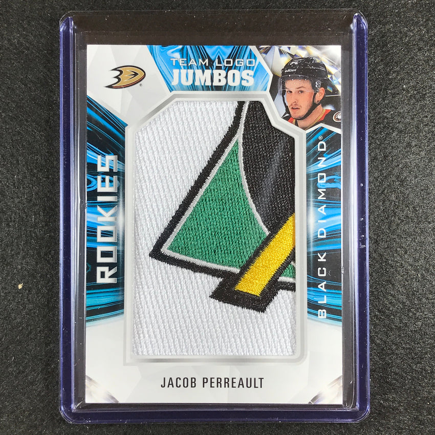 2022-23 Black Diamond Nhl Jacob Perreault Rookie Logo Manufactured Relic No Jp