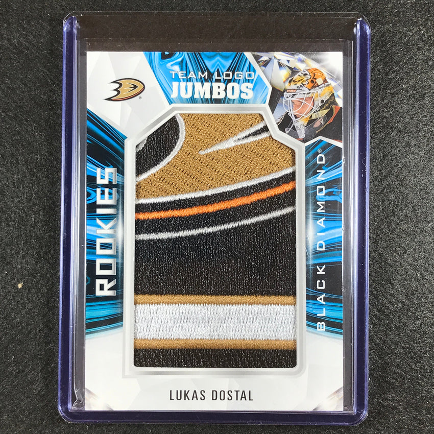 2022-23 Black Diamond Nhl Lukas Dostal Rookie Logo Jumbo Manufactured Relic No Ld