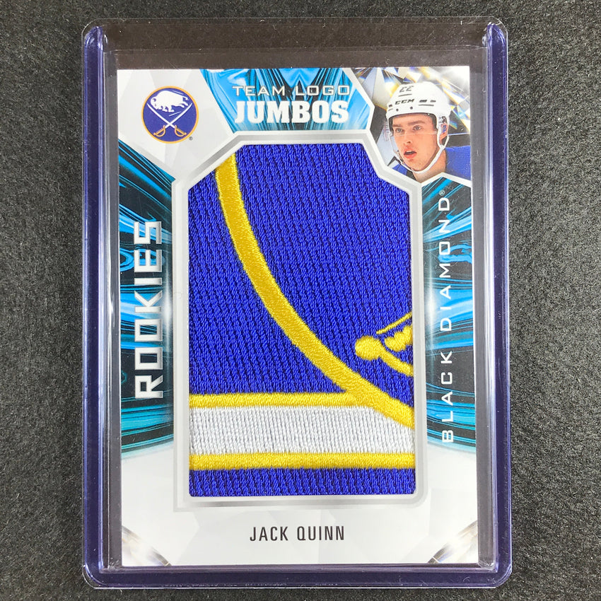 2022-23 Black Diamond Nhl Jack Quinn Rookie Logo Manufactured Relic No Jq A