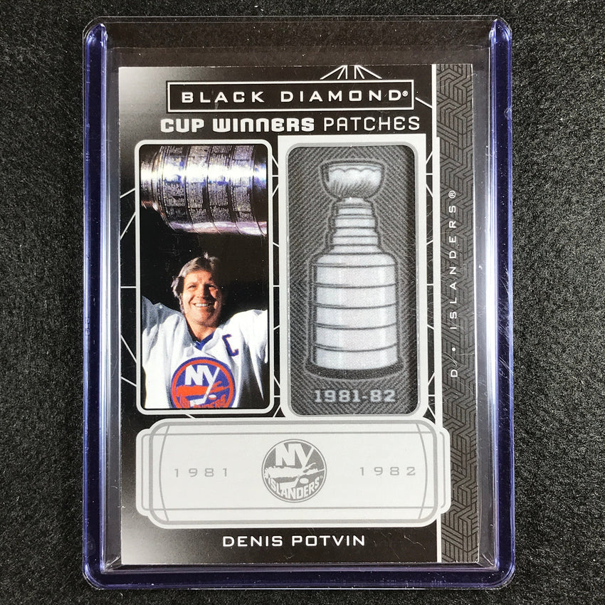 2022-23 Black Diamond Nhl Denis Potvin Cup Winners Patch Manufactured Relic No Dg