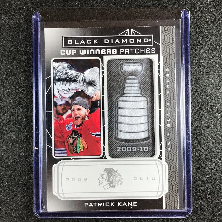 2022-23 Black Diamond Nhl Patrick Kane Cup Winners Patch Manufactured Relic No Pk