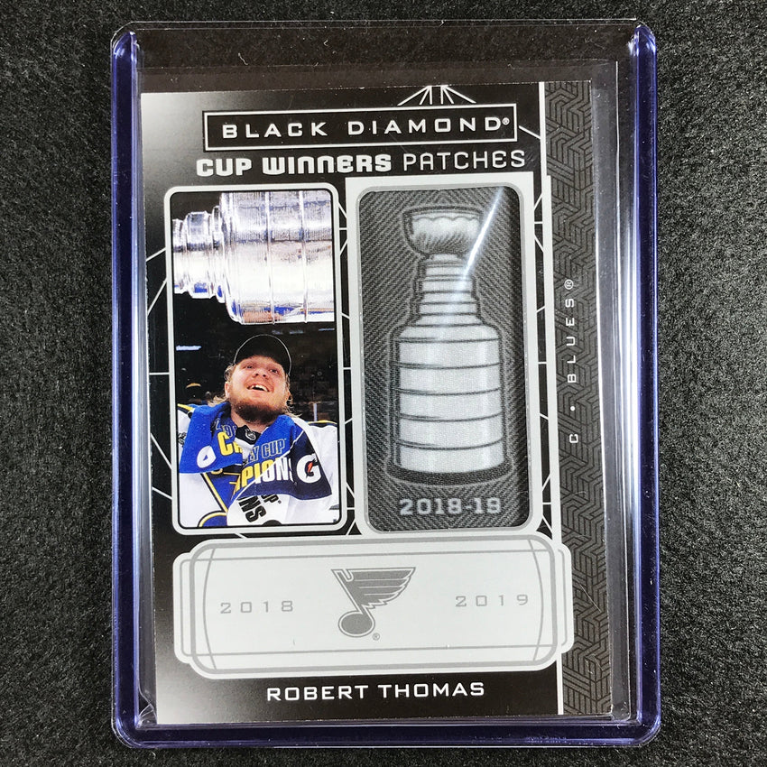 2022-23 Black Diamond NHL ROBERT THOMAS Cup Winners Manufactured Relic #RT