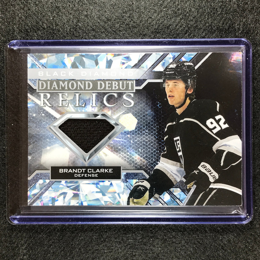 2022-23 Black Diamond Nhl Brandt Clarke Diamond Debut Rookie Relic Patch No Bc