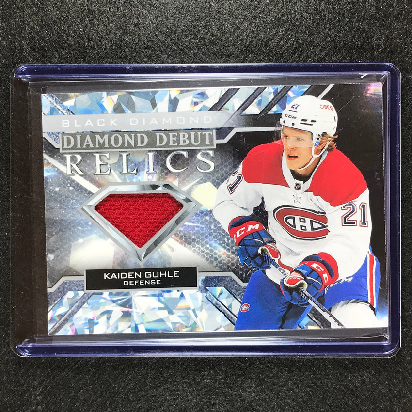 2022-23 Black Diamond NHL KAIDEN GUHLE Diamond Debut Rookie Relic Patch #KG