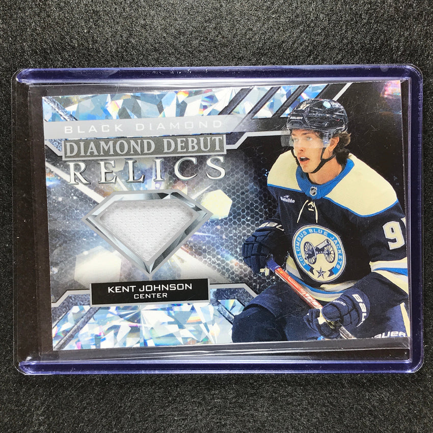 2022-23 Black Diamond NHL KENT JOHNSON Diamond Debut Rookie Relic Patch #KJ