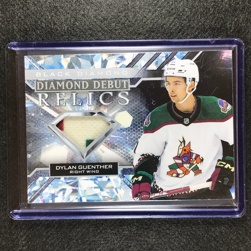 2022-23 Black Diamond Nhl Dylan Guenther Diamond Debut Rookie Relic Patch No Dg