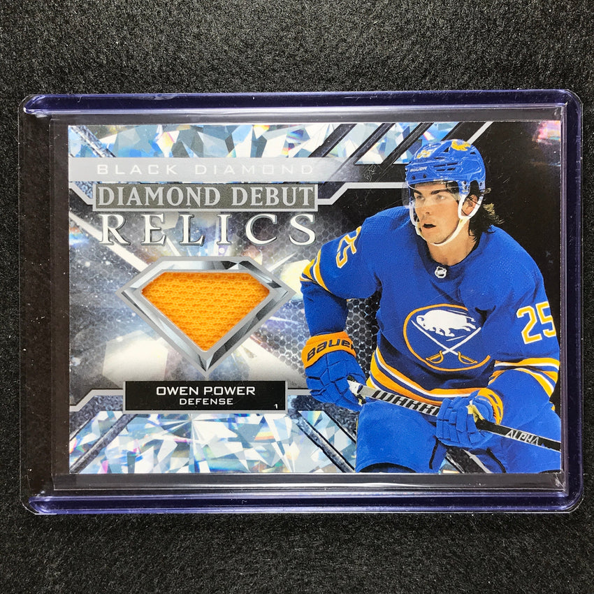 2022-23 Black Diamond Nhl Owen Power Diamond Debut Rookie Relic Patch No Op A
