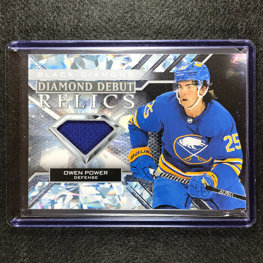 2022-23 Black Diamond Nhl Owen Power Diamond Debut Rookie Relic Patch No Op B