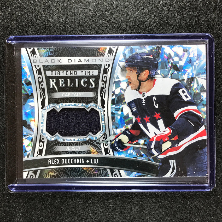 2022-23 Black Diamond Nhl Alex Ovechkin Diamond Mine Relic Jersey No Ao