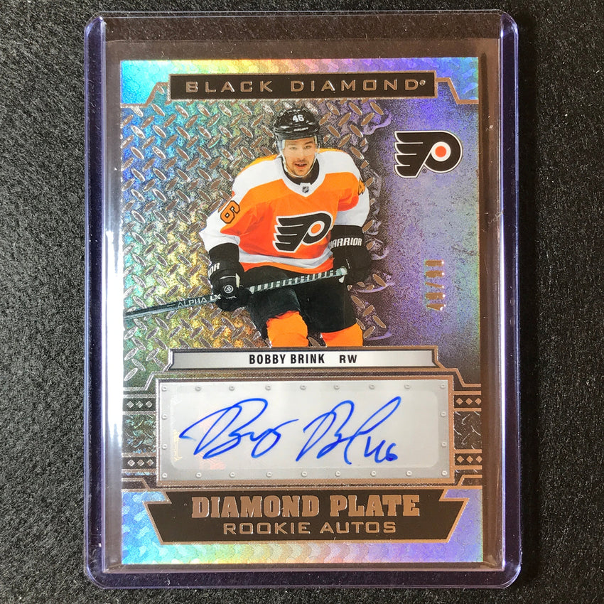 2022-23 Black Diamond Nhl Bobby Brink Diamond Plate Rookie Auto 49/99