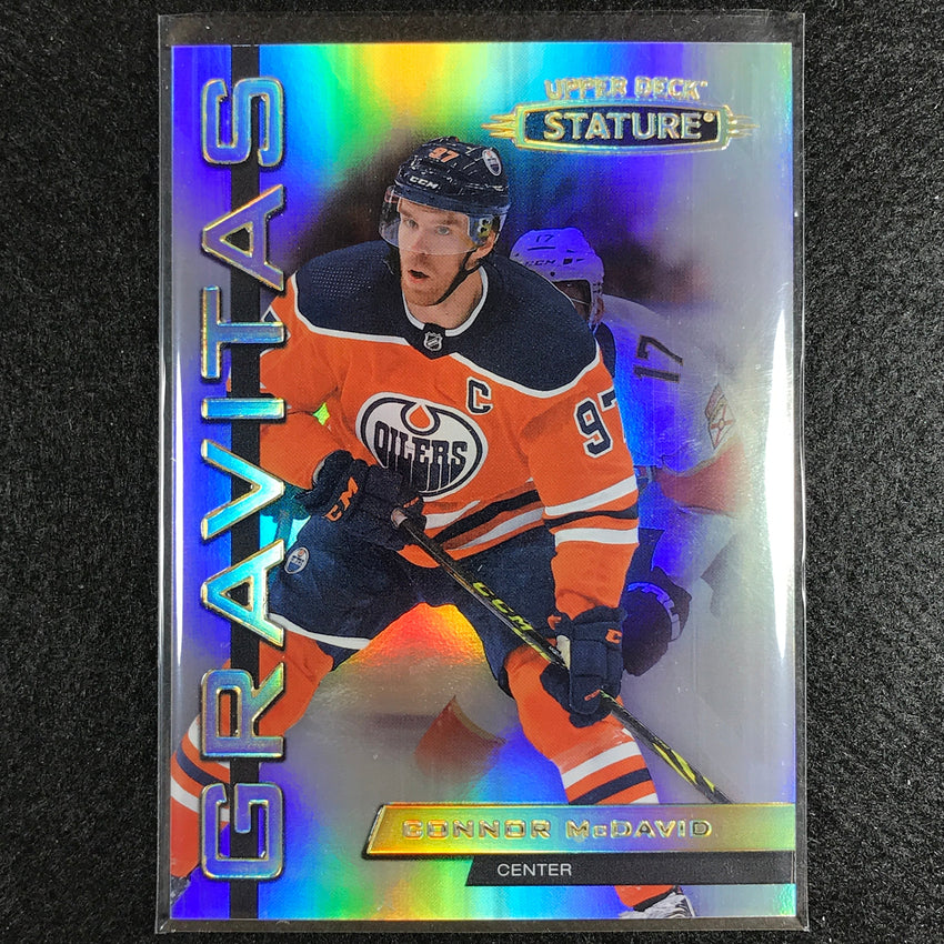 2021-22 Stature Nhl Connor Mcdavid Gravitas Base No 6