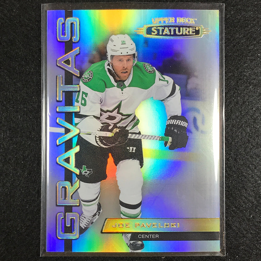2021-22 Stature NHL JOE PAVELSKI Gravitas Base #7