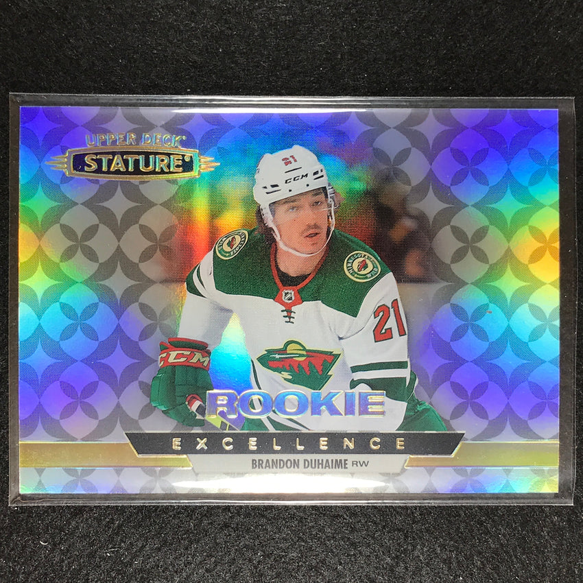 2021-22 Stature NHL BRANDON DUHAIME Rookie Excellence Base #37