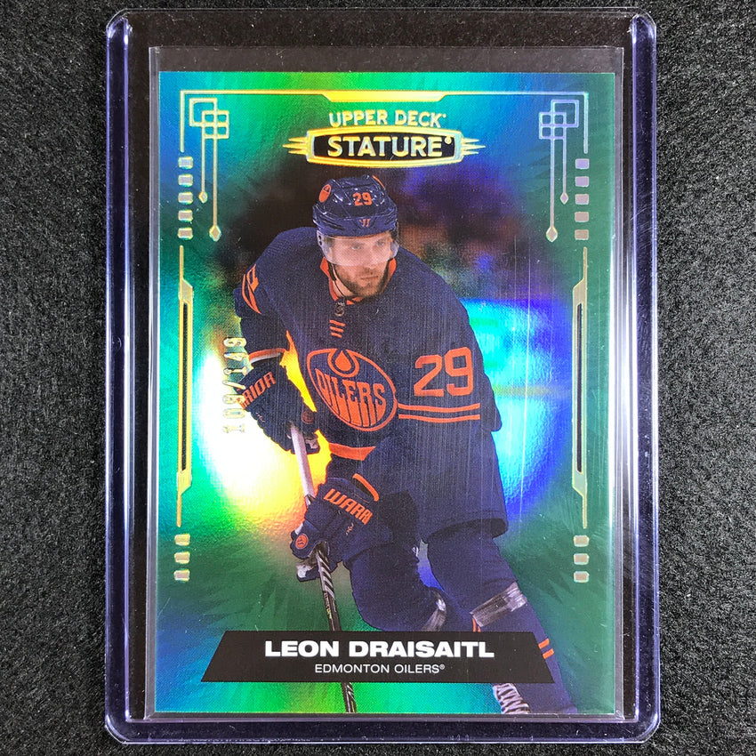 2021-22 Stature Nhl Leon Draisaitl Veteran Green 109/149