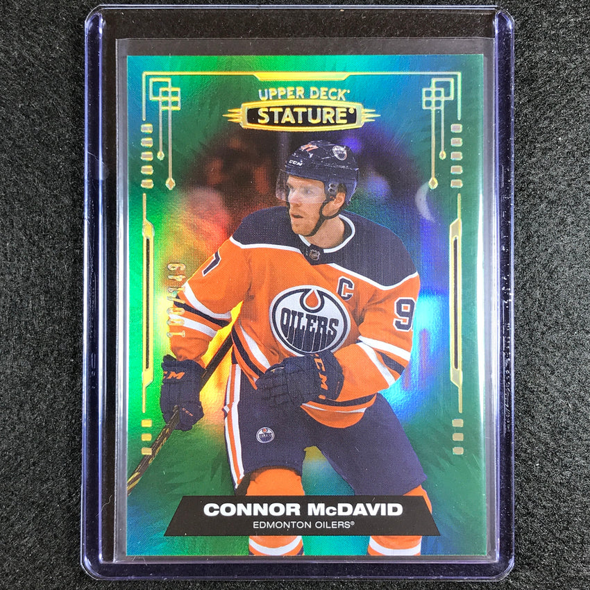 2021-22 Stature Nhl Connor Mcdavid Veteran Green 100/149