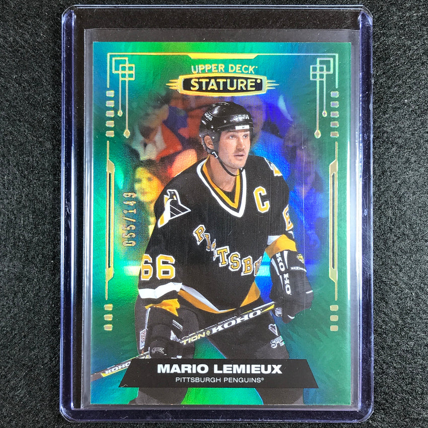 2021-22 Stature Nhl Mario Lemieux Veteran Green 55/149