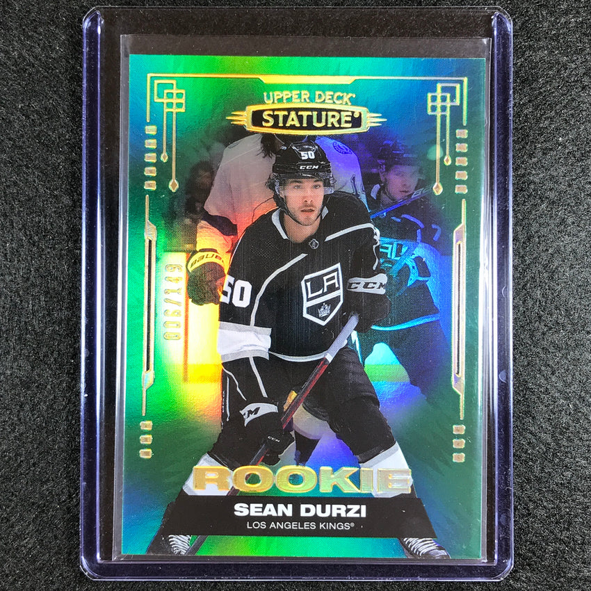 2021-22 Stature Nhl Sean Durzi Rookie Green 6/149