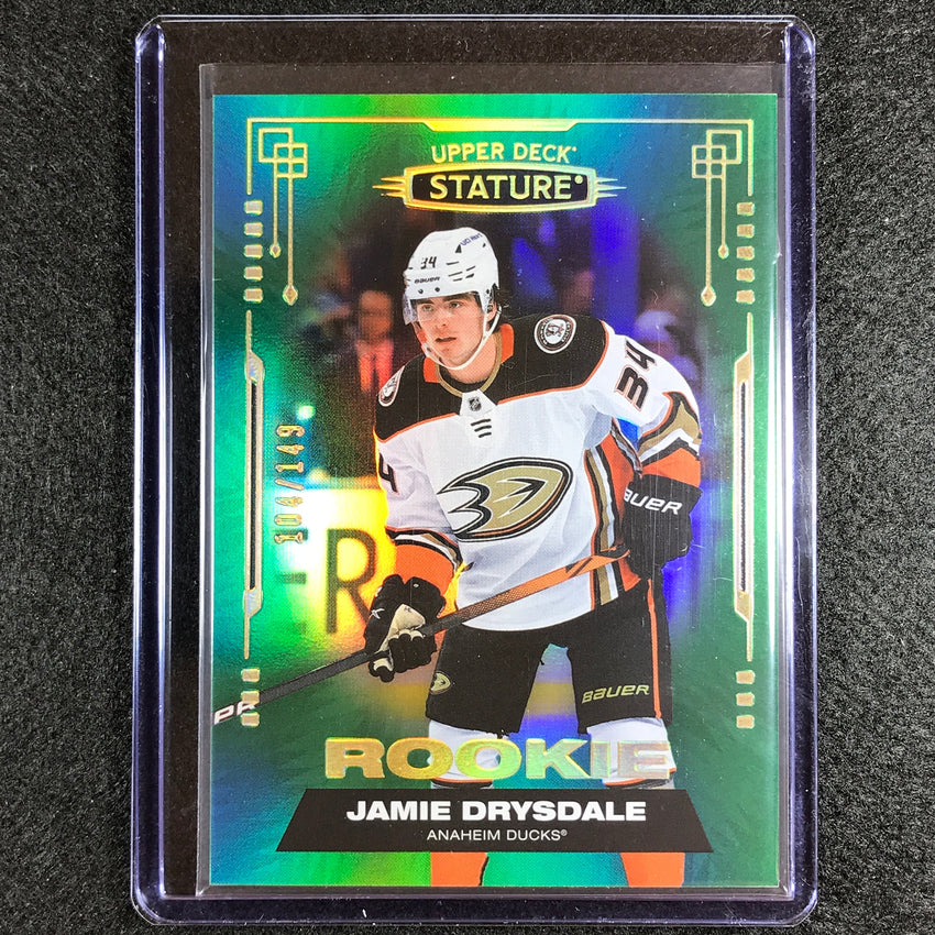 2021-22 Stature Nhl Jamie Drysdale Rookie Green 104/149