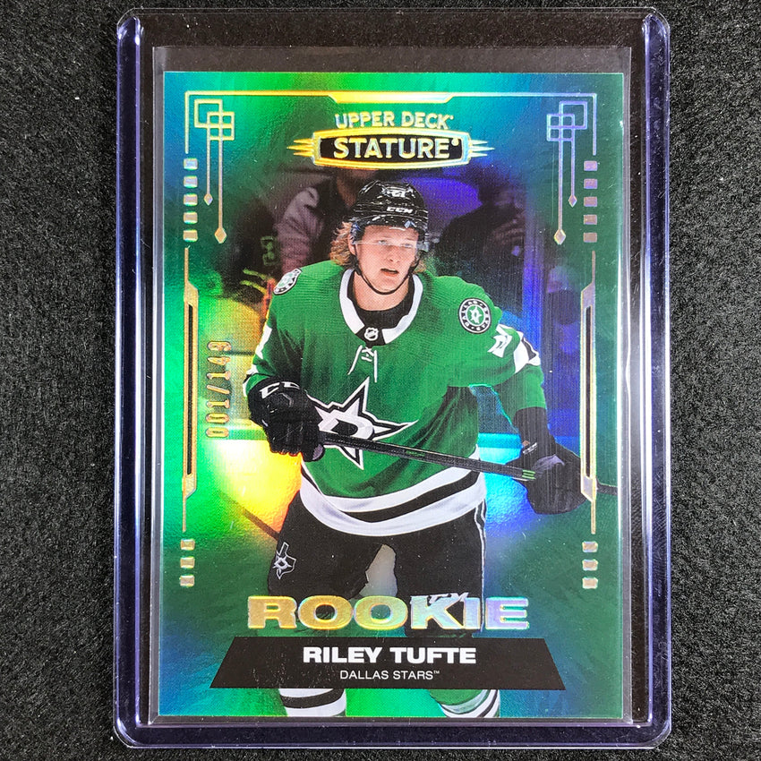 2021-22 Stature Nhl Riley Tufte Rookie Green 1/149