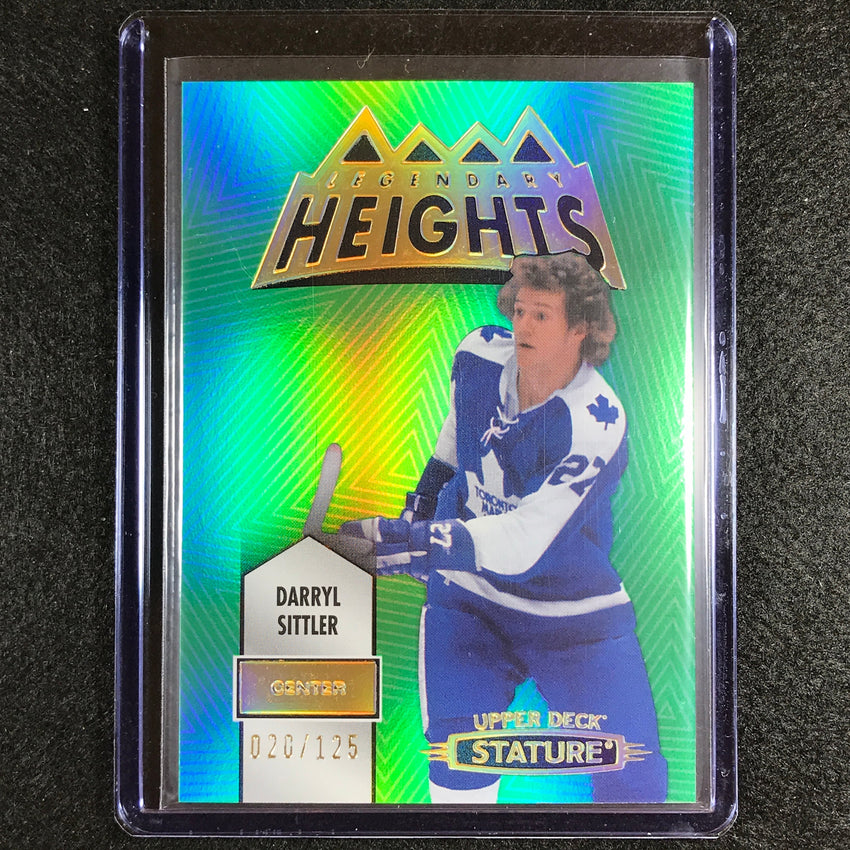 2021-22 Stature Nhl Darryl Sittler Legendary Heights Green 20/125