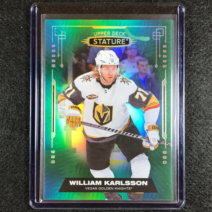 2021-22 Stature Nhl William Karlsson Veteran Photo Variant Green 6/66