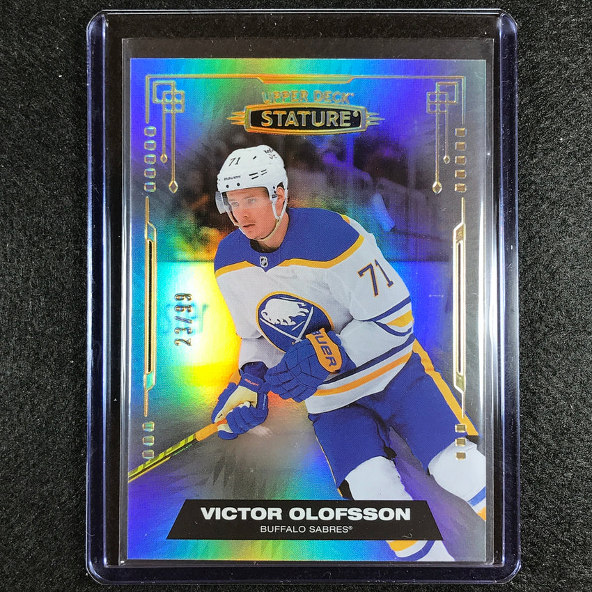 2021-22 Stature Nhl Victor Olofsson Veteran Photo Variant Base 23/99